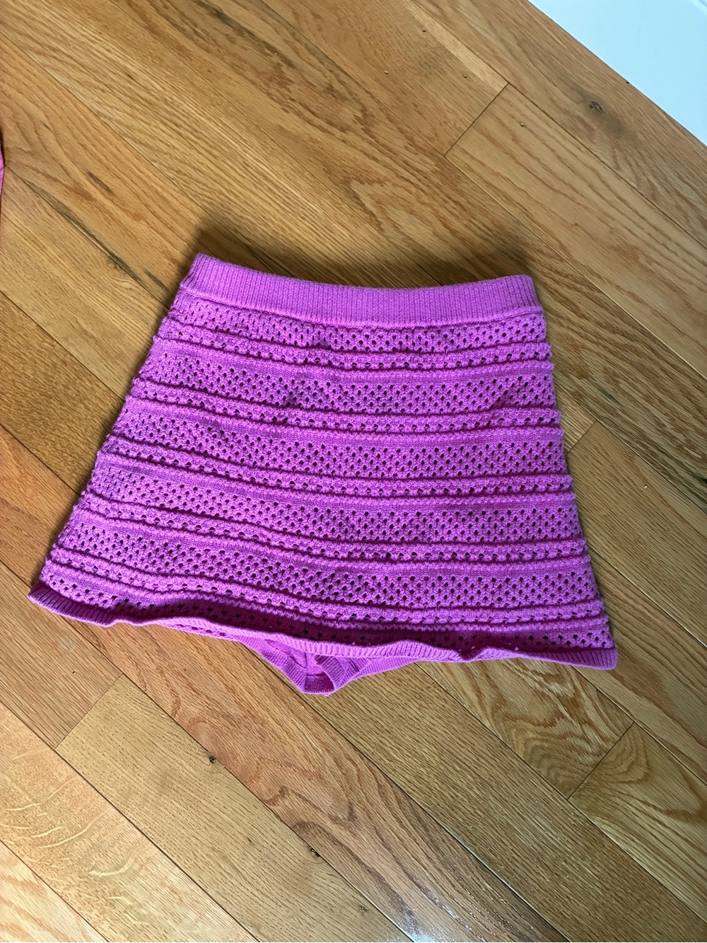 GAP Purple/Pink Crochet Knit Skort